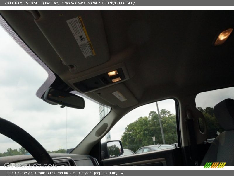 Granite Crystal Metallic / Black/Diesel Gray 2014 Ram 1500 SLT Quad Cab