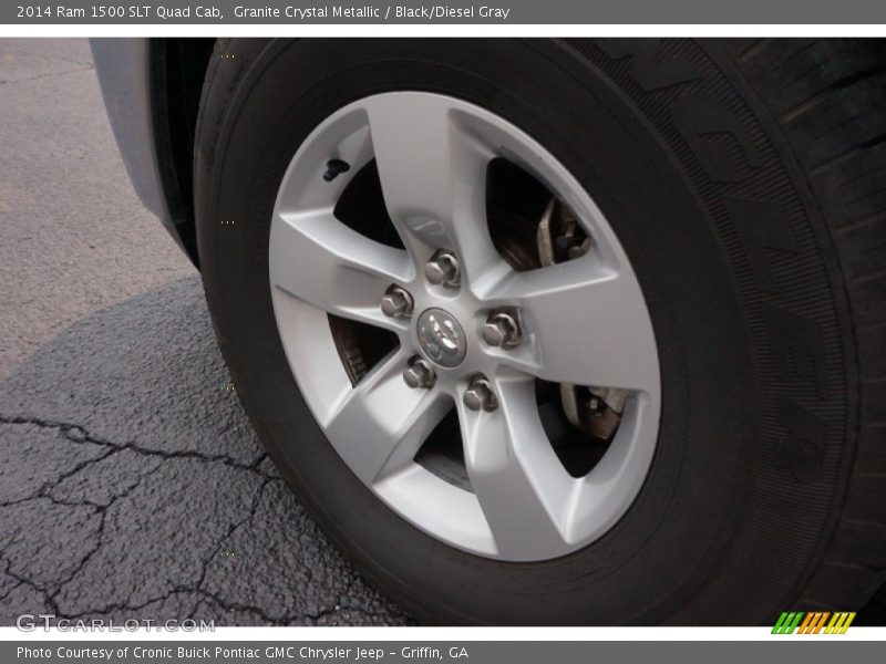 Granite Crystal Metallic / Black/Diesel Gray 2014 Ram 1500 SLT Quad Cab