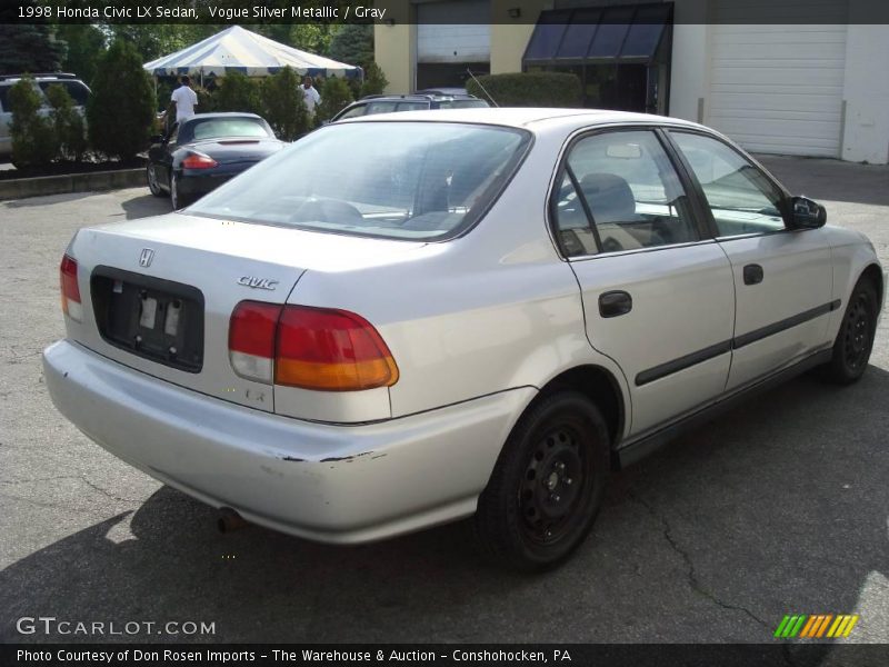 Vogue Silver Metallic / Gray 1998 Honda Civic LX Sedan