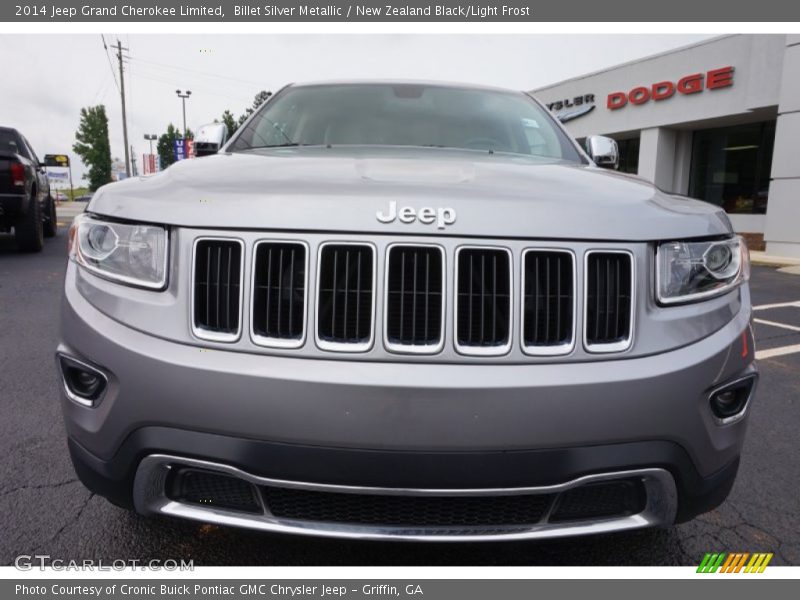 Billet Silver Metallic / New Zealand Black/Light Frost 2014 Jeep Grand Cherokee Limited