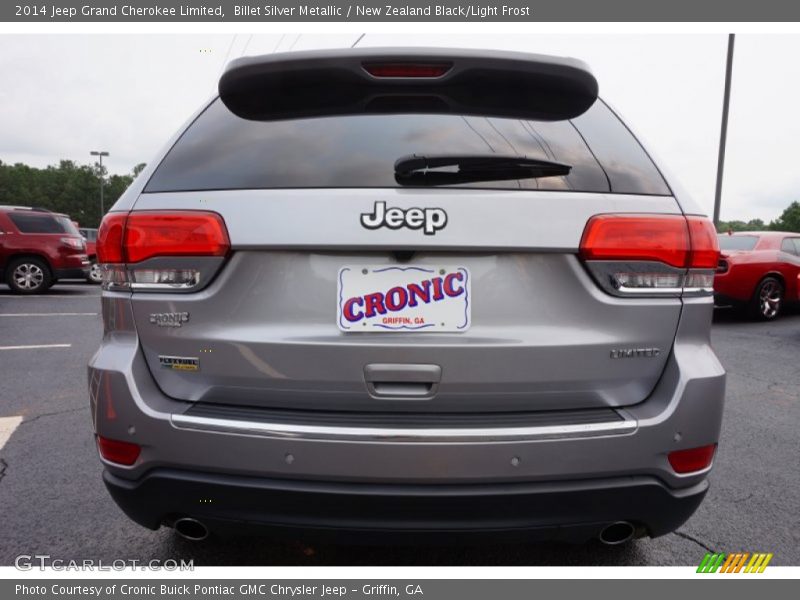 Billet Silver Metallic / New Zealand Black/Light Frost 2014 Jeep Grand Cherokee Limited