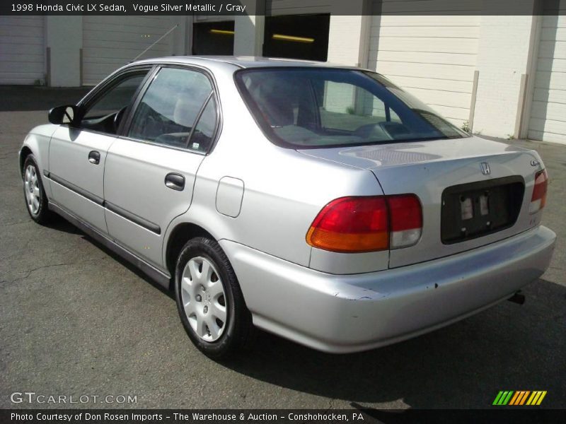 Vogue Silver Metallic / Gray 1998 Honda Civic LX Sedan