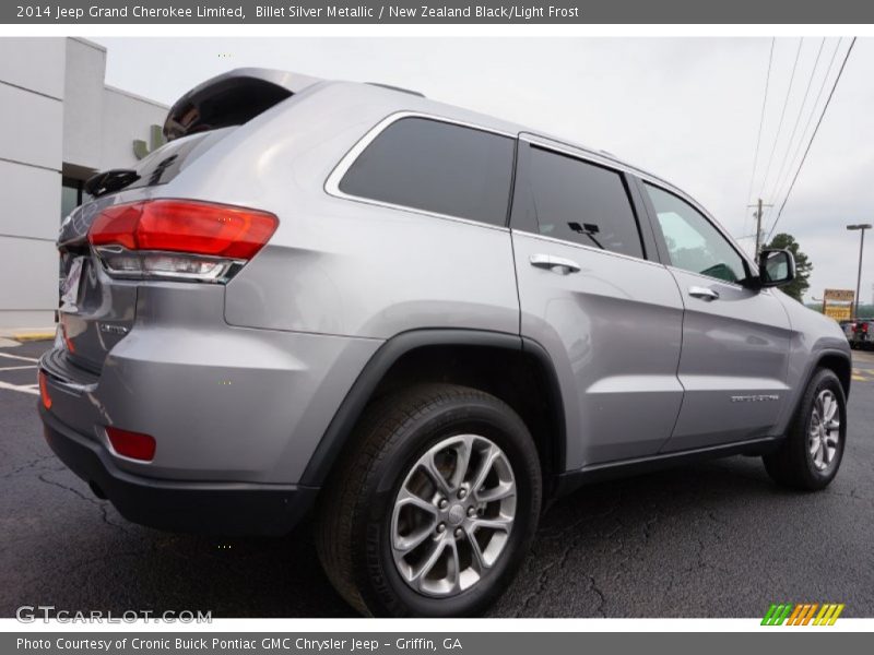 Billet Silver Metallic / New Zealand Black/Light Frost 2014 Jeep Grand Cherokee Limited