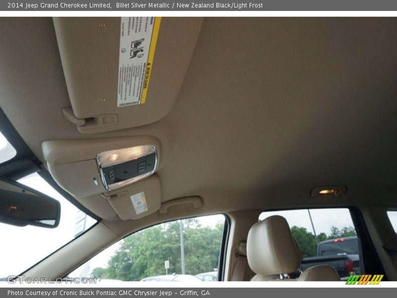 Billet Silver Metallic / New Zealand Black/Light Frost 2014 Jeep Grand Cherokee Limited