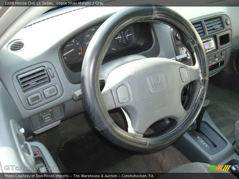 Vogue Silver Metallic / Gray 1998 Honda Civic LX Sedan