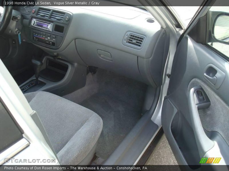 Vogue Silver Metallic / Gray 1998 Honda Civic LX Sedan