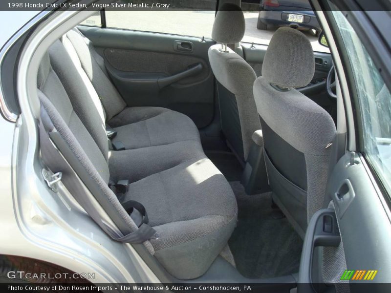 Vogue Silver Metallic / Gray 1998 Honda Civic LX Sedan