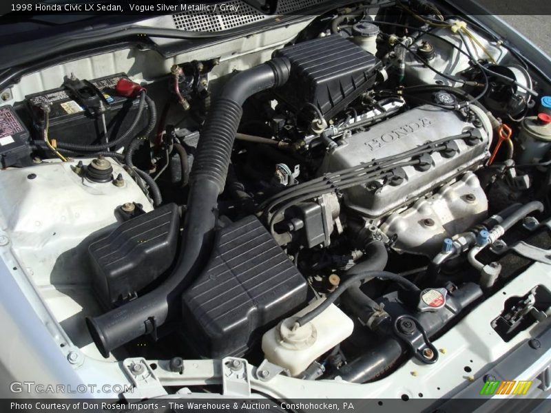 Vogue Silver Metallic / Gray 1998 Honda Civic LX Sedan