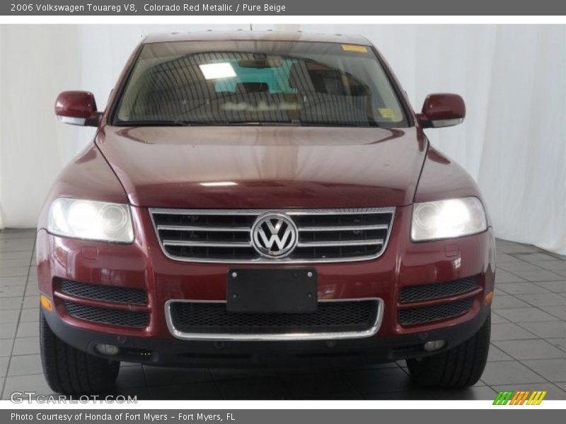 Colorado Red Metallic / Pure Beige 2006 Volkswagen Touareg V8