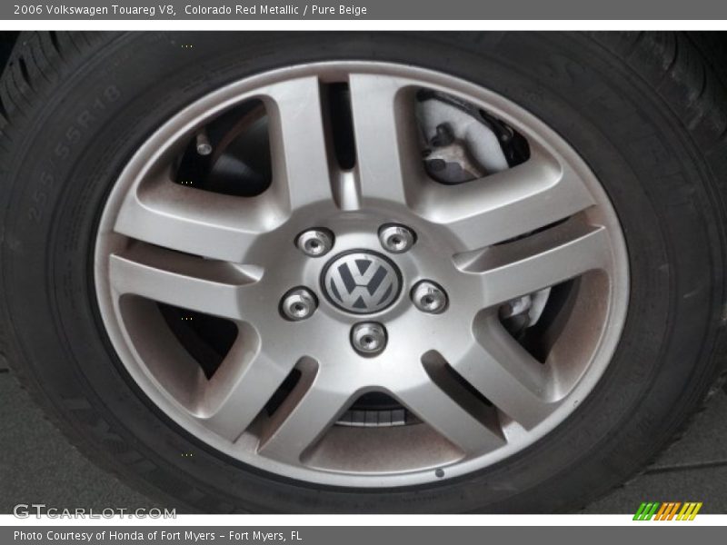 Colorado Red Metallic / Pure Beige 2006 Volkswagen Touareg V8