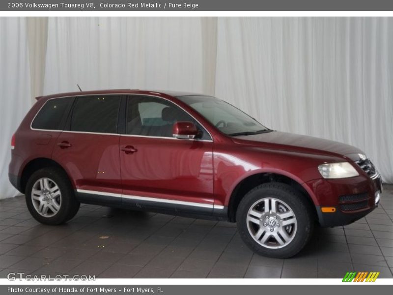 Colorado Red Metallic / Pure Beige 2006 Volkswagen Touareg V8