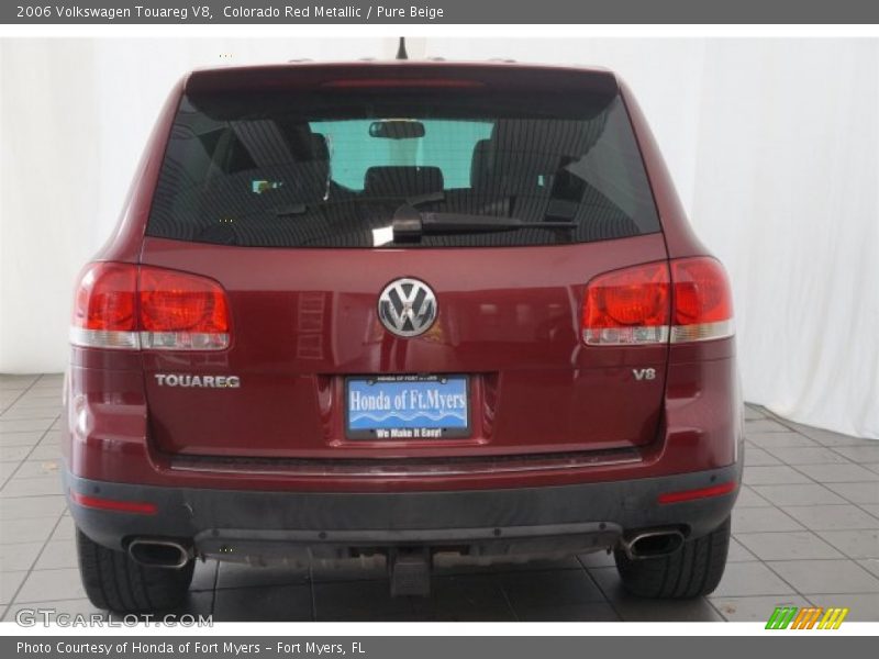 Colorado Red Metallic / Pure Beige 2006 Volkswagen Touareg V8