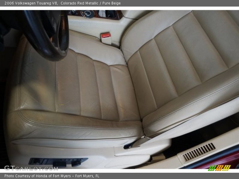 Colorado Red Metallic / Pure Beige 2006 Volkswagen Touareg V8