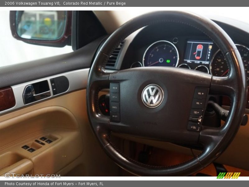 Colorado Red Metallic / Pure Beige 2006 Volkswagen Touareg V8