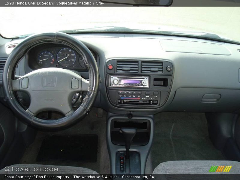 Vogue Silver Metallic / Gray 1998 Honda Civic LX Sedan
