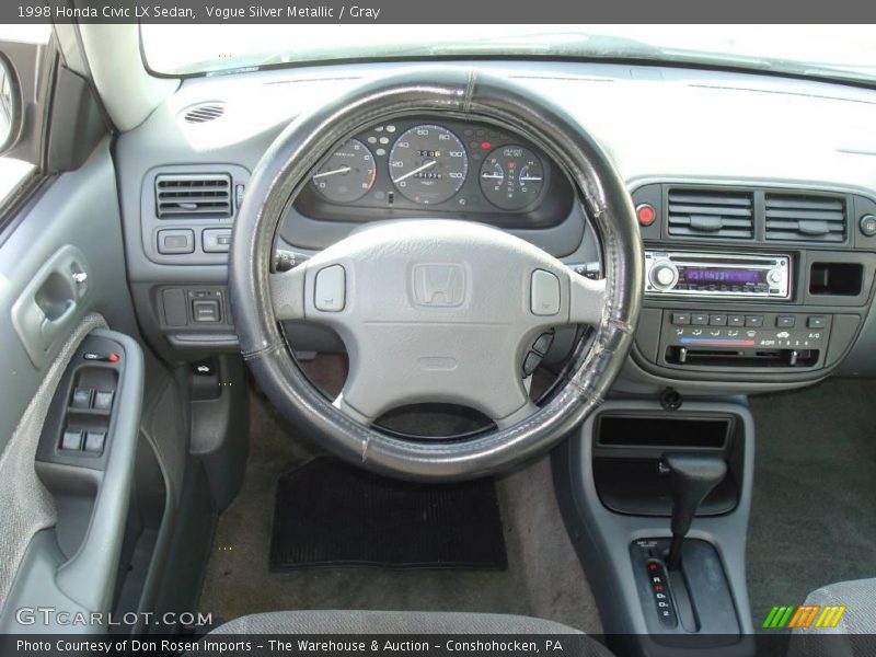 Vogue Silver Metallic / Gray 1998 Honda Civic LX Sedan