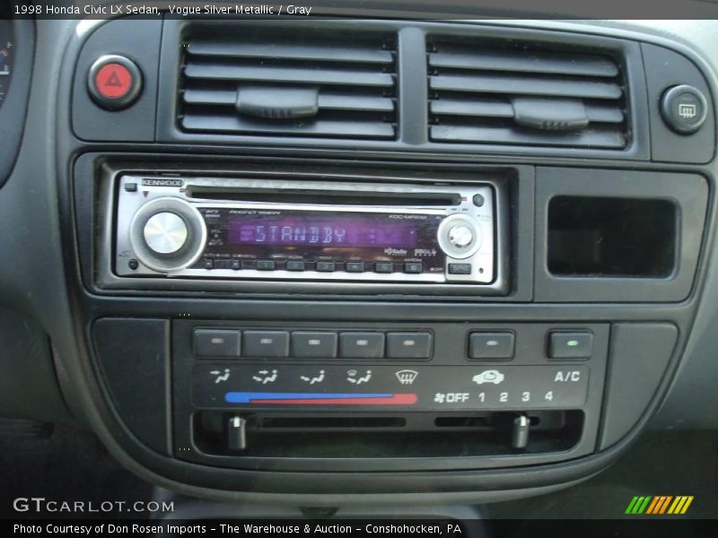 Vogue Silver Metallic / Gray 1998 Honda Civic LX Sedan