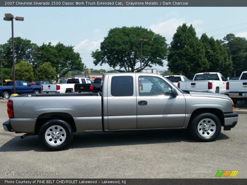 Graystone Metallic / Dark Charcoal 2007 Chevrolet Silverado 1500 Classic Work Truck Extended Cab