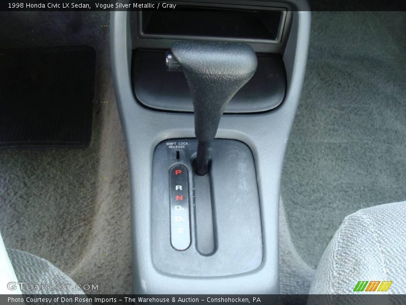 Vogue Silver Metallic / Gray 1998 Honda Civic LX Sedan