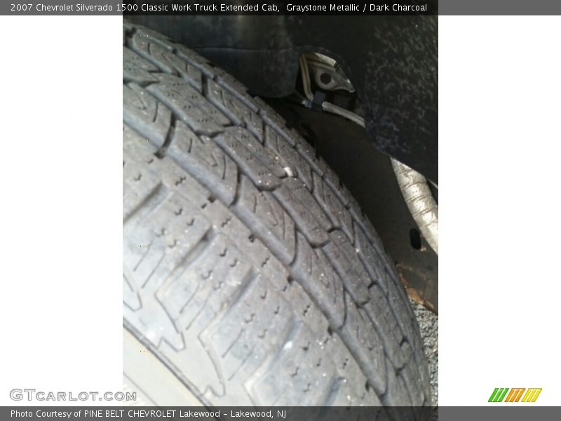 Graystone Metallic / Dark Charcoal 2007 Chevrolet Silverado 1500 Classic Work Truck Extended Cab