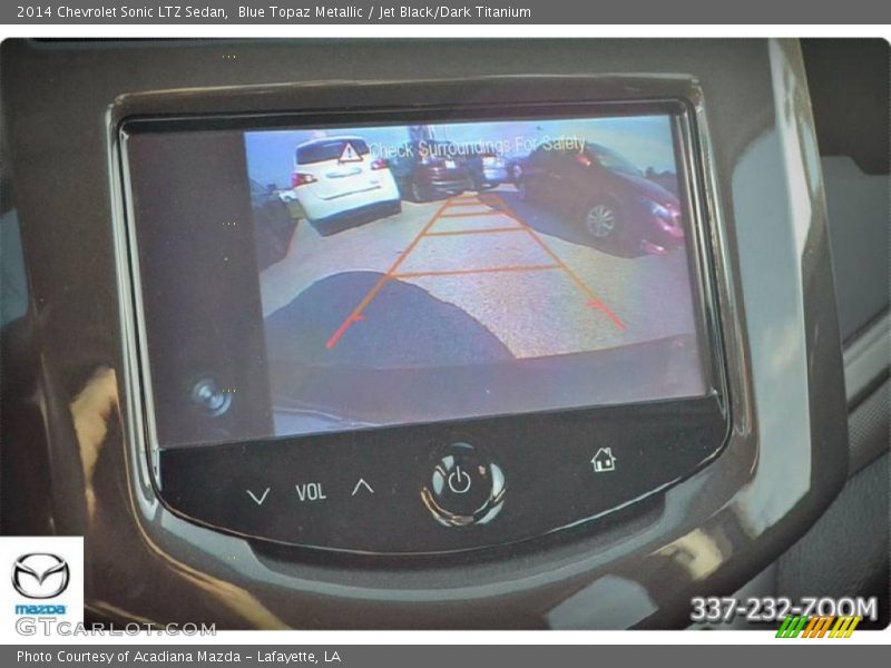 Blue Topaz Metallic / Jet Black/Dark Titanium 2014 Chevrolet Sonic LTZ Sedan