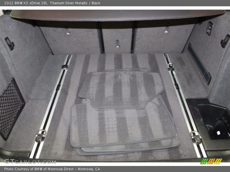 Titanium Silver Metallic / Black 2012 BMW X3 xDrive 28i