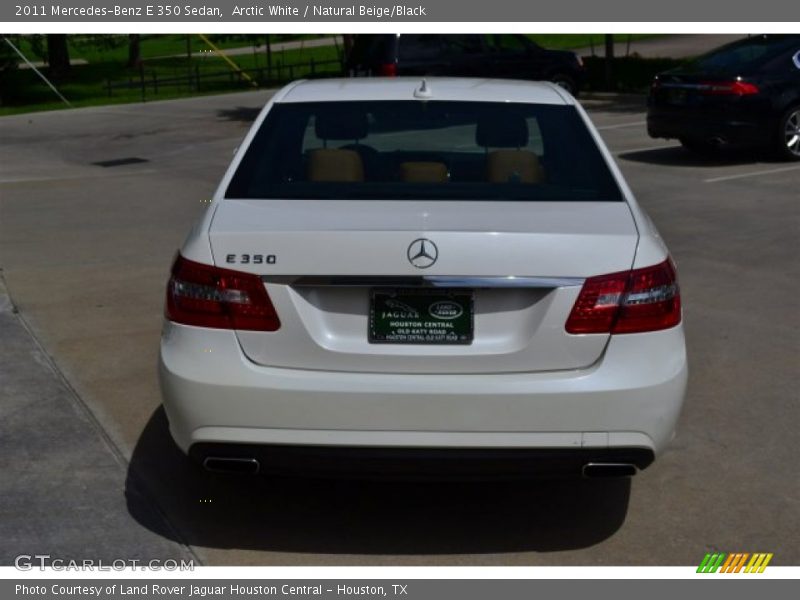 Arctic White / Natural Beige/Black 2011 Mercedes-Benz E 350 Sedan