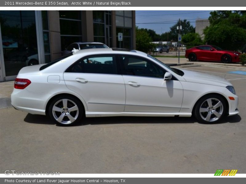 Arctic White / Natural Beige/Black 2011 Mercedes-Benz E 350 Sedan