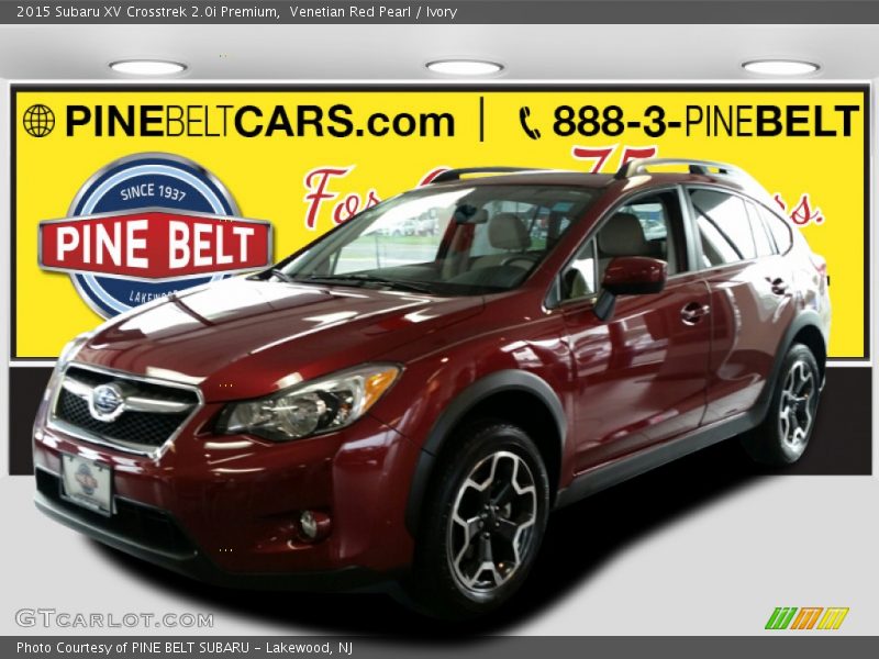 Venetian Red Pearl / Ivory 2015 Subaru XV Crosstrek 2.0i Premium