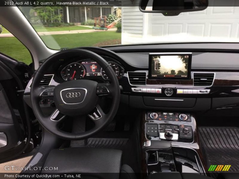 Havanna Black Metallic / Black 2012 Audi A8 L 4.2 quattro
