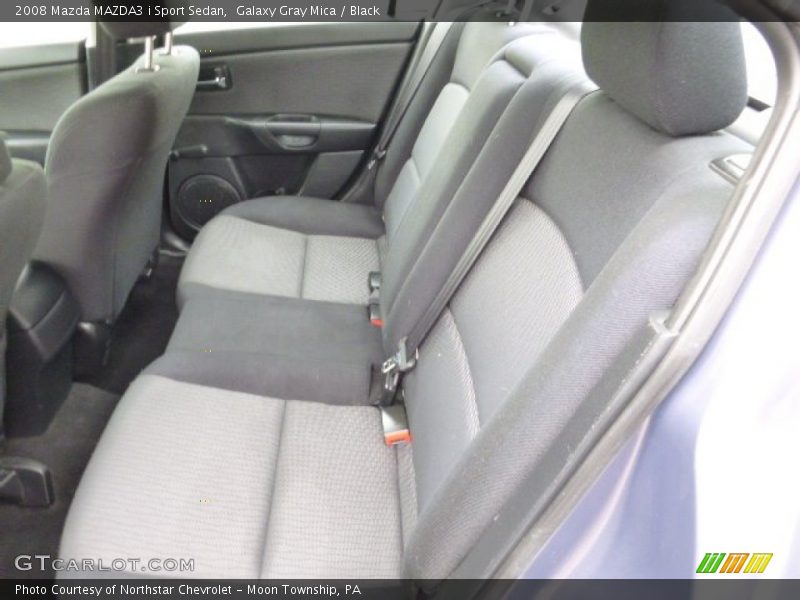 Galaxy Gray Mica / Black 2008 Mazda MAZDA3 i Sport Sedan