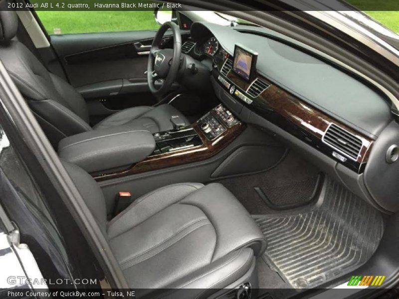 Havanna Black Metallic / Black 2012 Audi A8 L 4.2 quattro