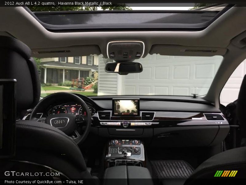 Havanna Black Metallic / Black 2012 Audi A8 L 4.2 quattro