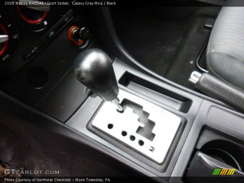 Galaxy Gray Mica / Black 2008 Mazda MAZDA3 i Sport Sedan