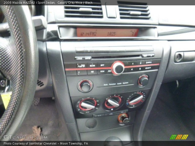 Galaxy Gray Mica / Black 2008 Mazda MAZDA3 i Sport Sedan