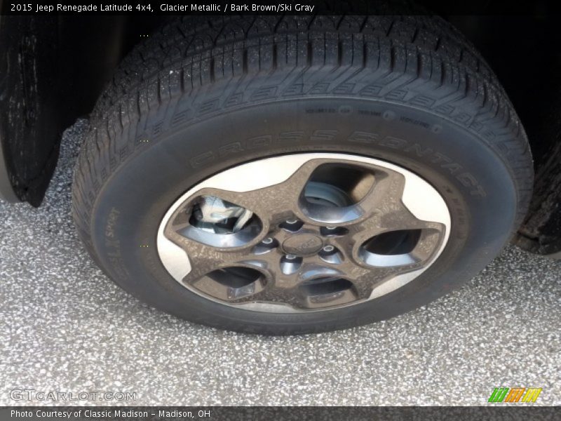 Glacier Metallic / Bark Brown/Ski Gray 2015 Jeep Renegade Latitude 4x4