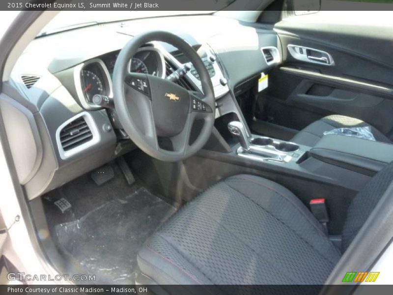 Summit White / Jet Black 2015 Chevrolet Equinox LS