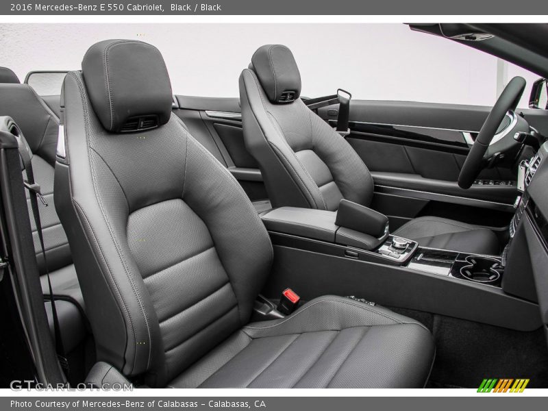 Front Seat of 2016 E 550 Cabriolet