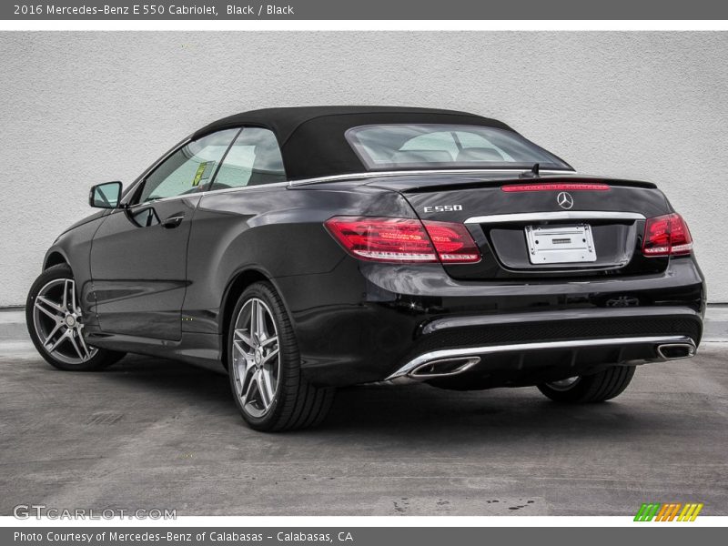  2016 E 550 Cabriolet Black