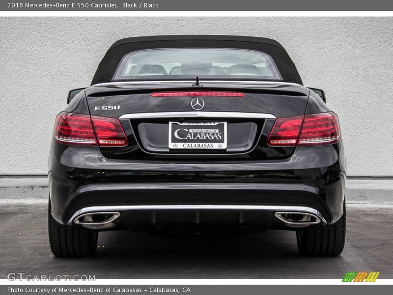 Black / Black 2016 Mercedes-Benz E 550 Cabriolet