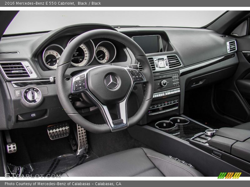 Black Interior - 2016 E 550 Cabriolet 