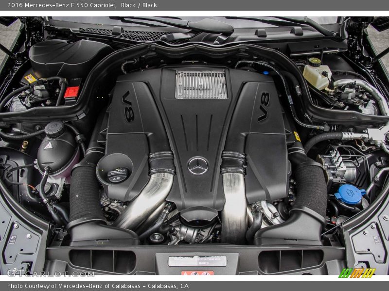  2016 E 550 Cabriolet Engine - 4.6 Liter DI biturbo DOHC 32-Valve VVT V8