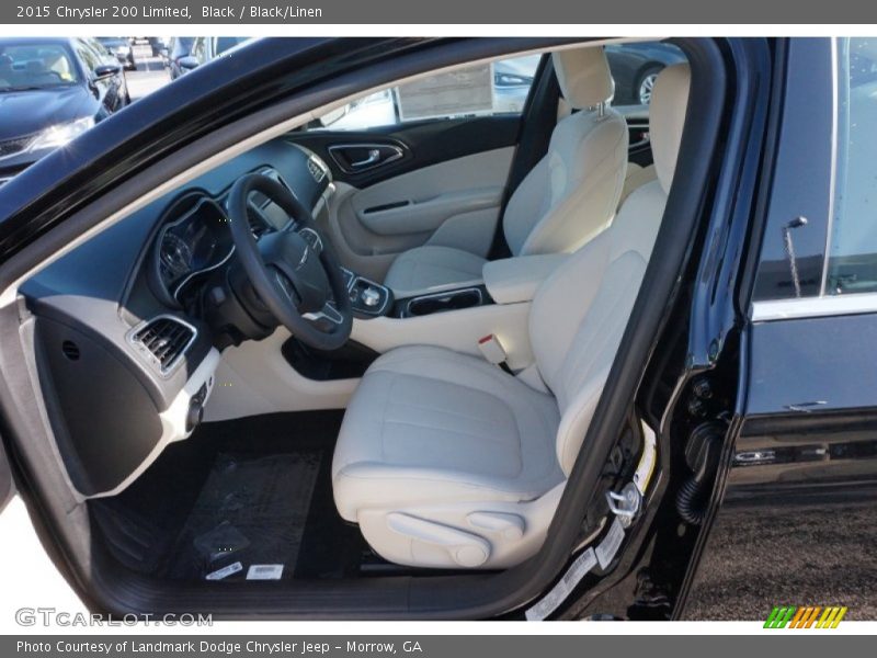 Black / Black/Linen 2015 Chrysler 200 Limited