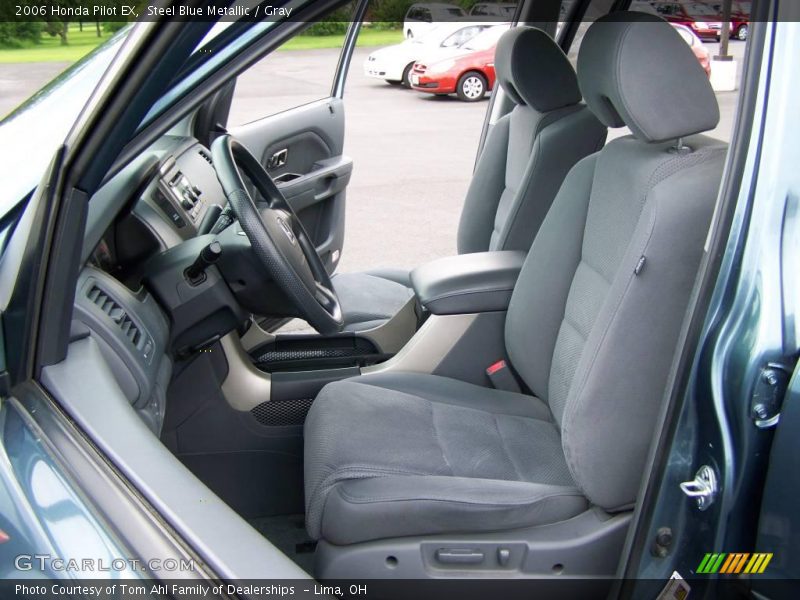 Steel Blue Metallic / Gray 2006 Honda Pilot EX