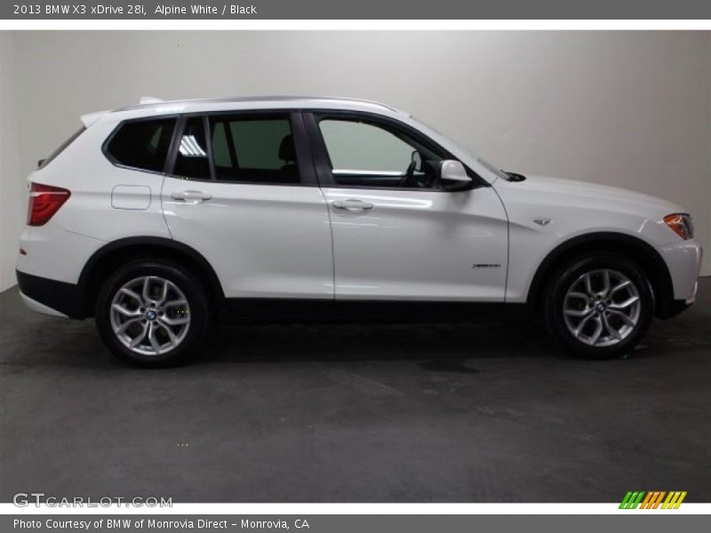 Alpine White / Black 2013 BMW X3 xDrive 28i