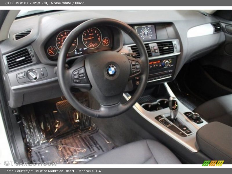 Alpine White / Black 2013 BMW X3 xDrive 28i