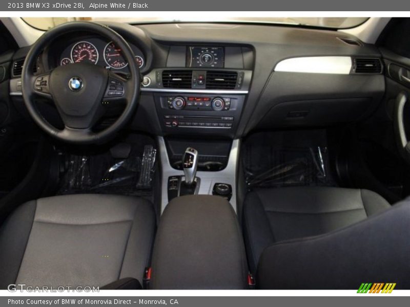 Alpine White / Black 2013 BMW X3 xDrive 28i