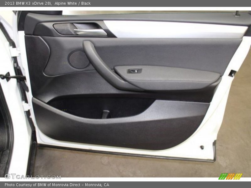 Alpine White / Black 2013 BMW X3 xDrive 28i