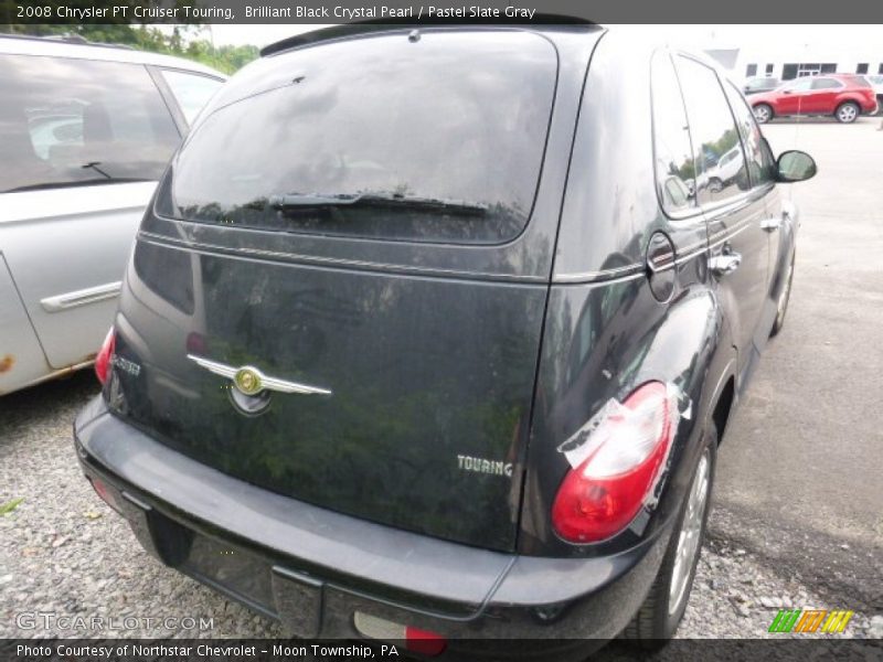 Brilliant Black Crystal Pearl / Pastel Slate Gray 2008 Chrysler PT Cruiser Touring