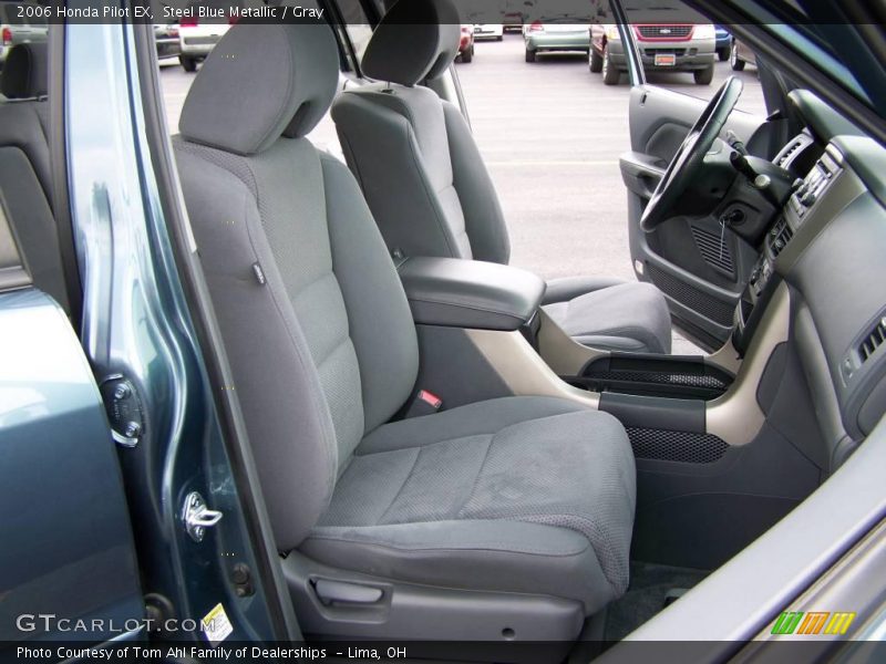 Steel Blue Metallic / Gray 2006 Honda Pilot EX